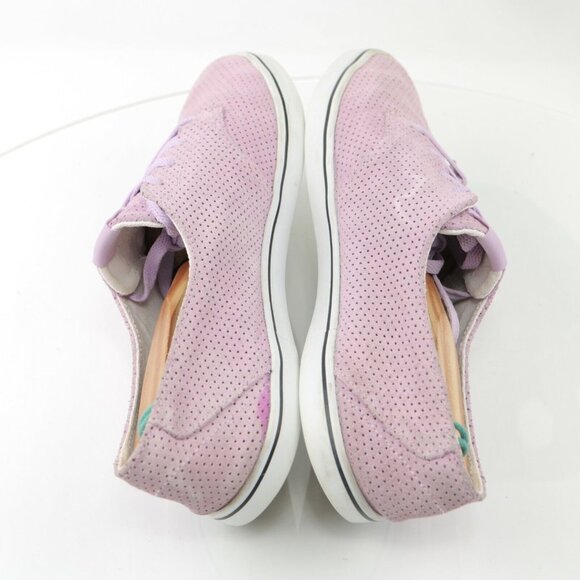 Nike Womens Braata Lite Sneaker Size 8.5 Lavender Purple Perforated Suede Low - Picture 9 of 12